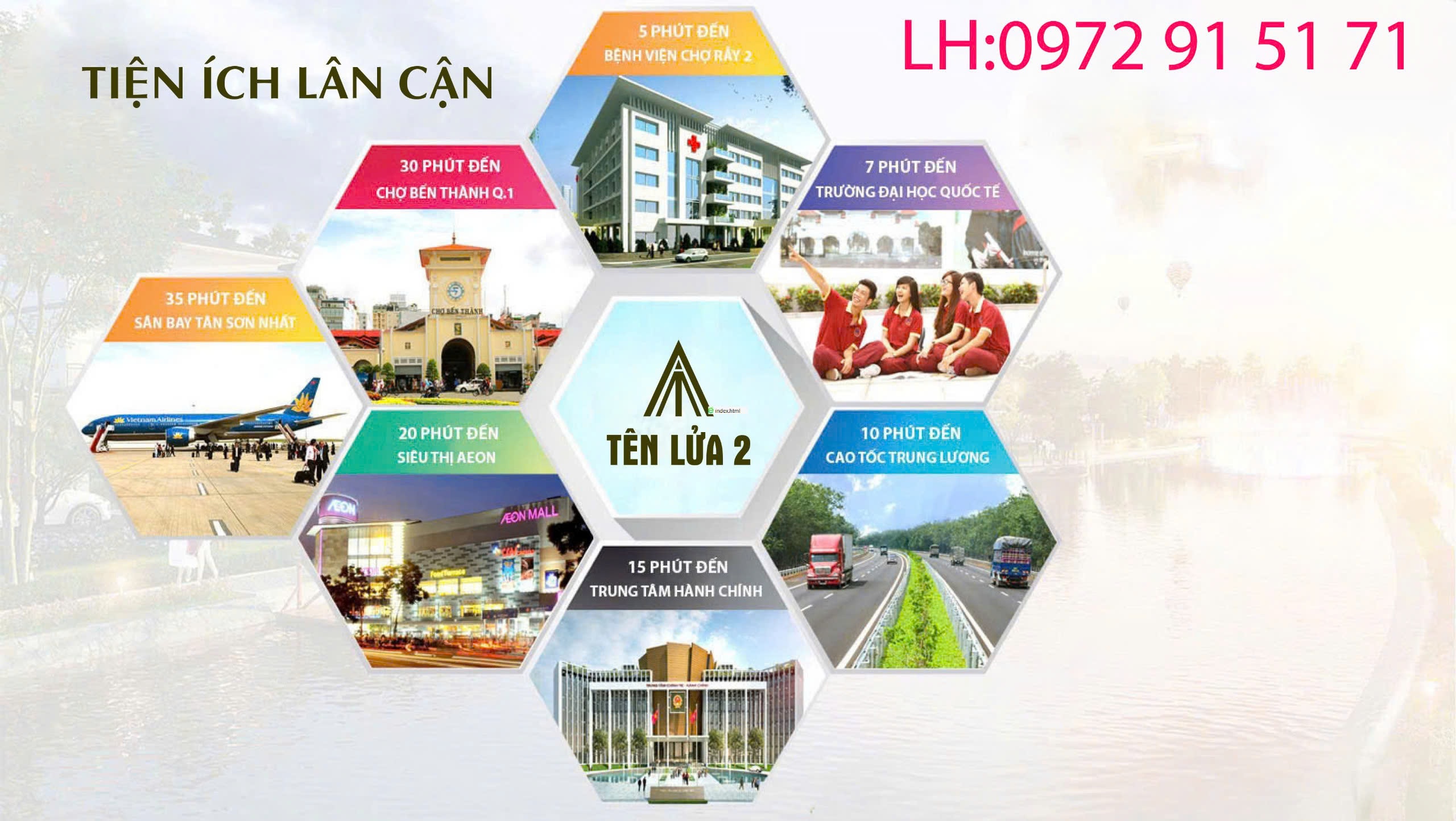 Tiện ích lân cận của khu dân cư Tên Lửa 2